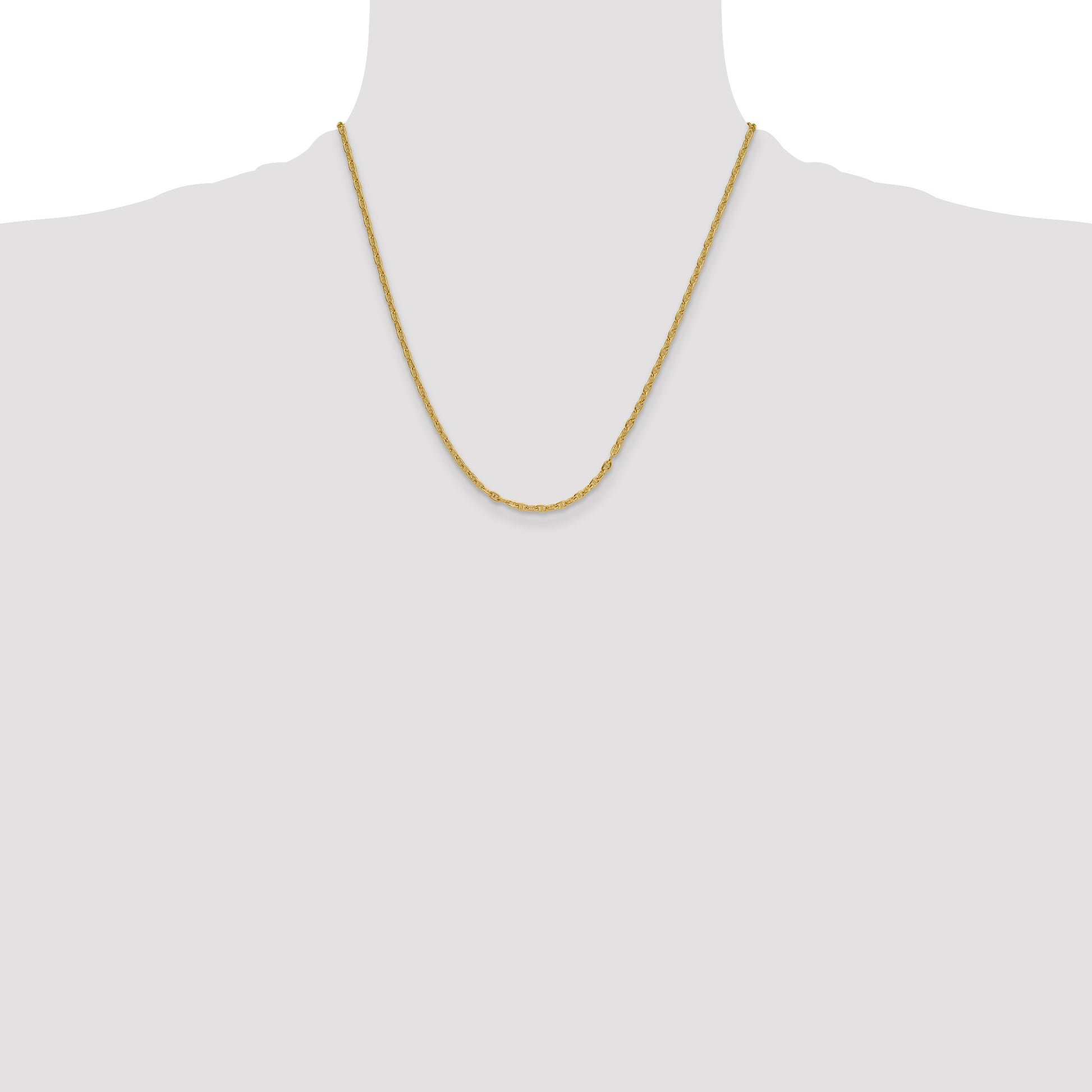 14k 3.0mm Mariners Link Chain