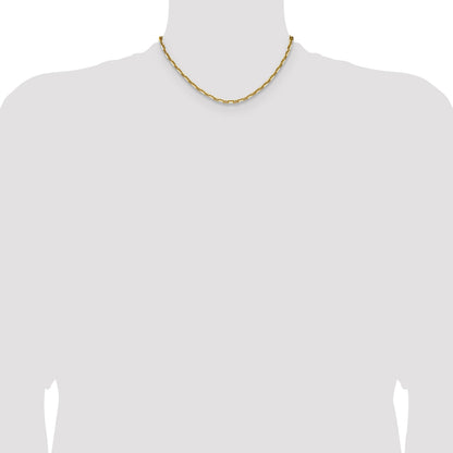 14k 3.5mm D/C Mariner Anchor Chain