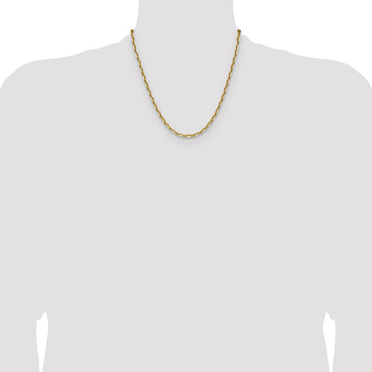 14k 3.5mm D/C Mariner Anchor Chain