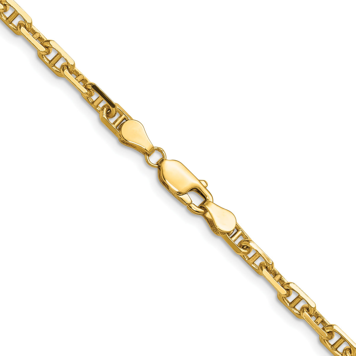14k 4.1mm D/C Mariner Anchor Chain