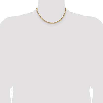 14k 5.0mm D/C Mariner Anchor Chain