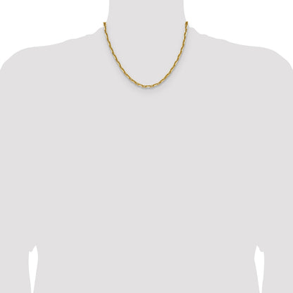 14k 5.0mm D/C Mariner Anchor Chain