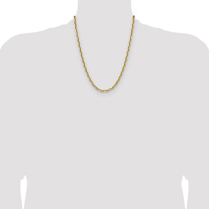 14k 5.0mm D/C Mariner Anchor Chain