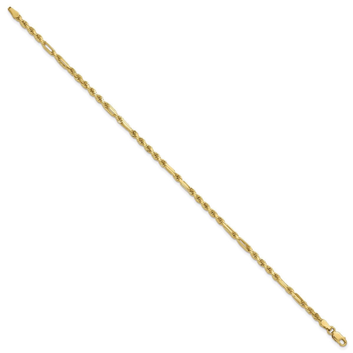14k 2.75mm D/C Milano Rope Chain