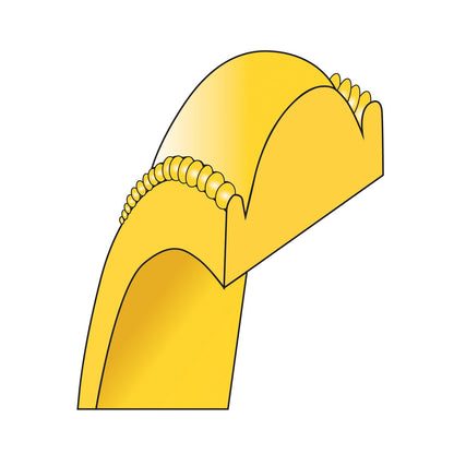 14k Yellow Gold 4mm Lightweight Milgrain Half Round Wedding Band Size 10
