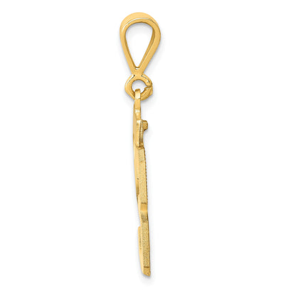 14k Medium Polished Number 23 Charm