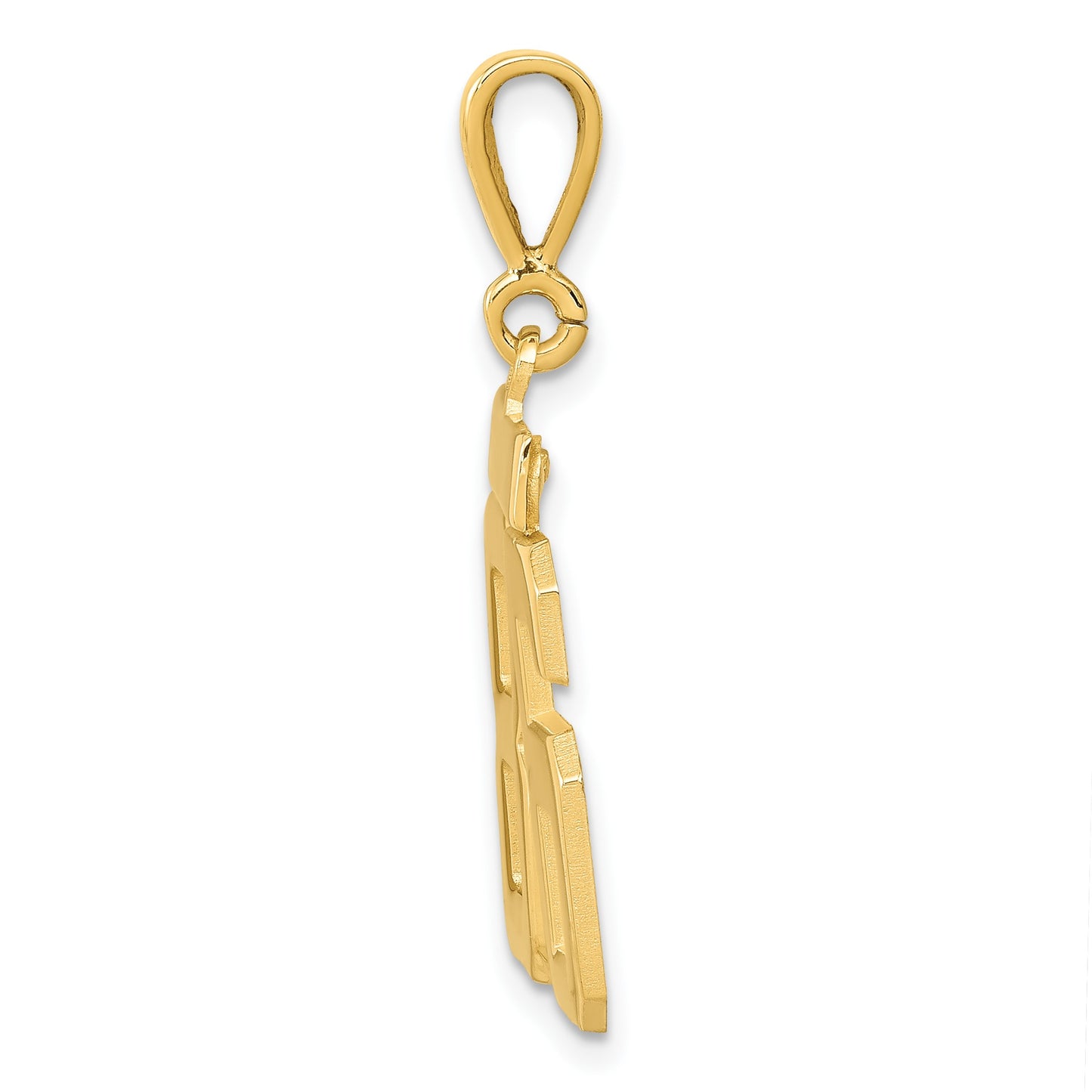 14k Medium Polished Number 86 Charm