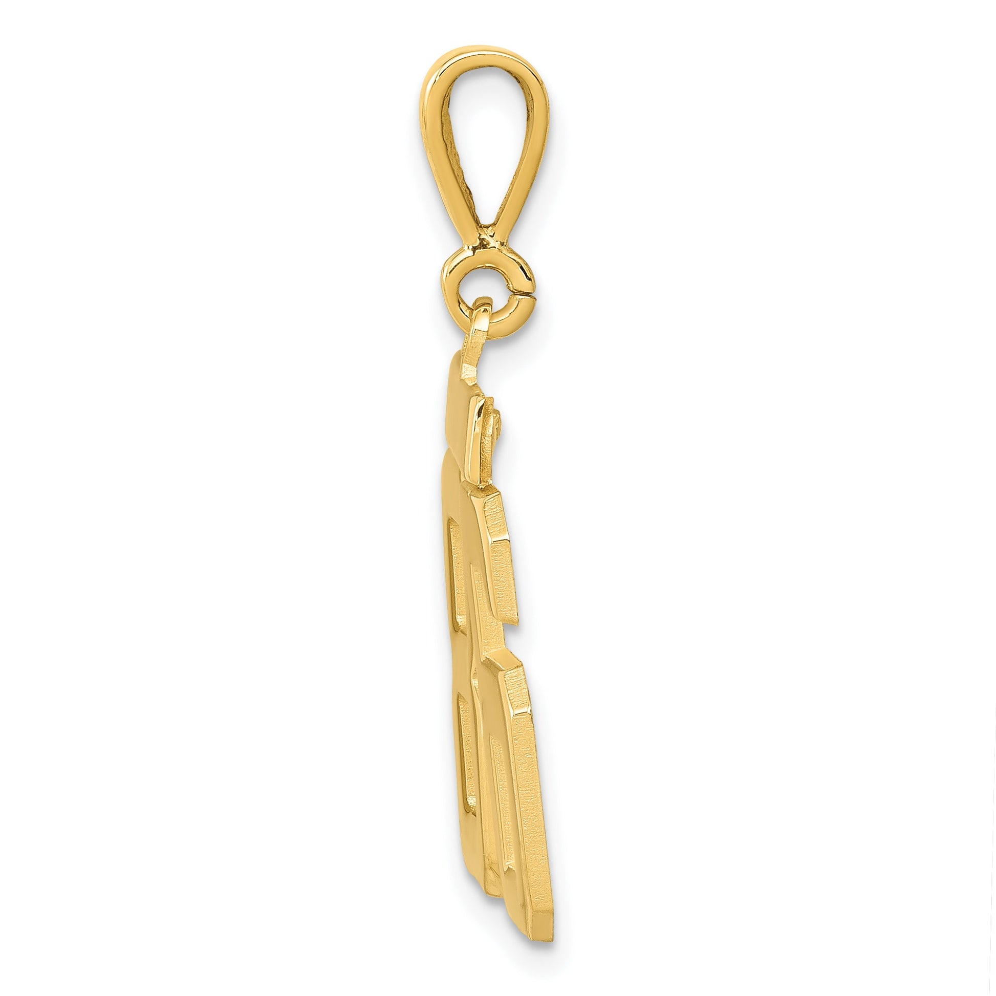 14k Medium Polished Number 86 Charm