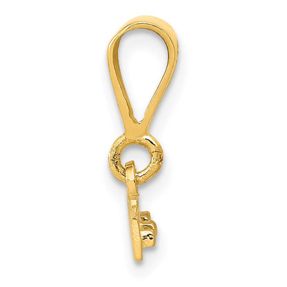 14ky Casted Medium Polished Top Charm