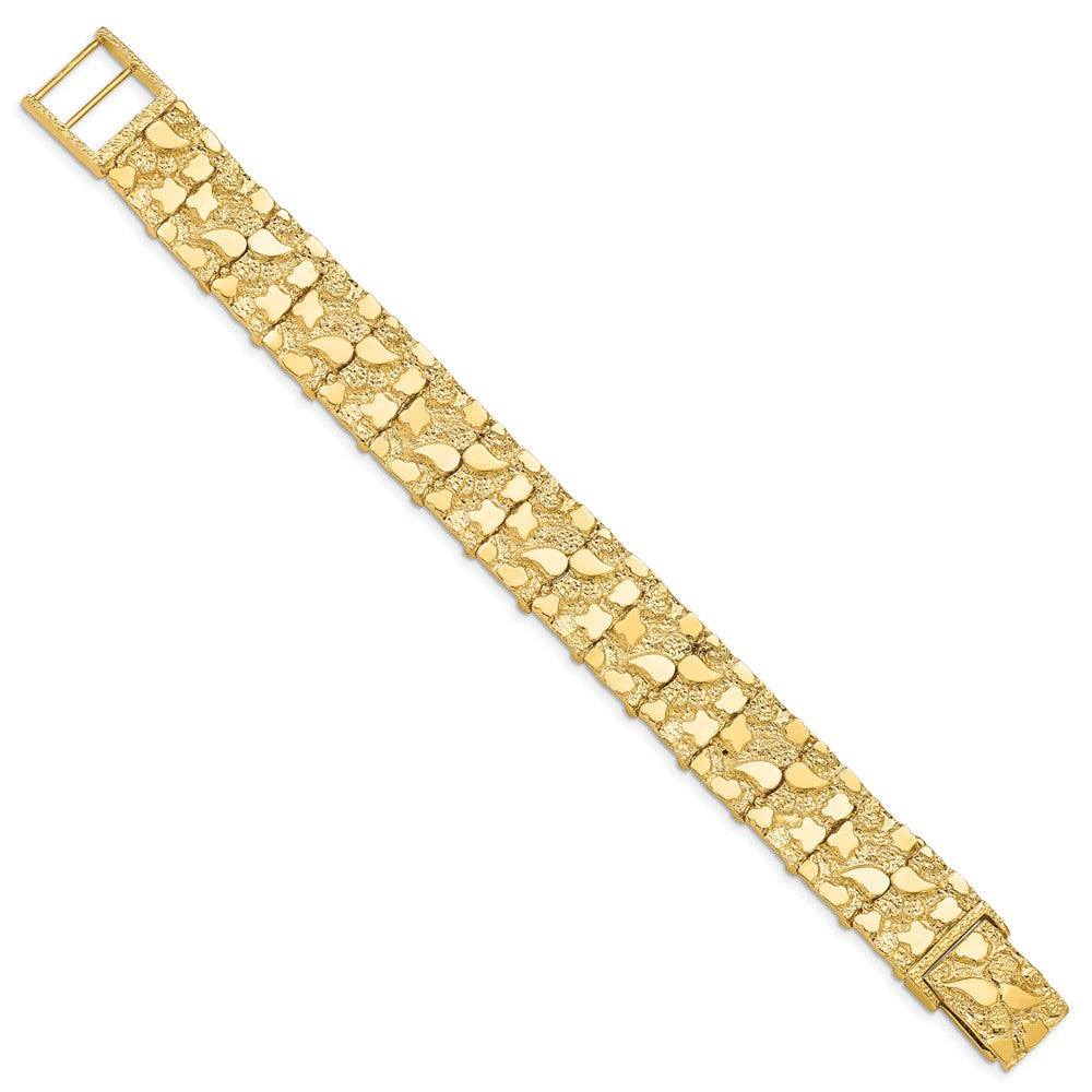 14k 15mm Nugget Bracelet