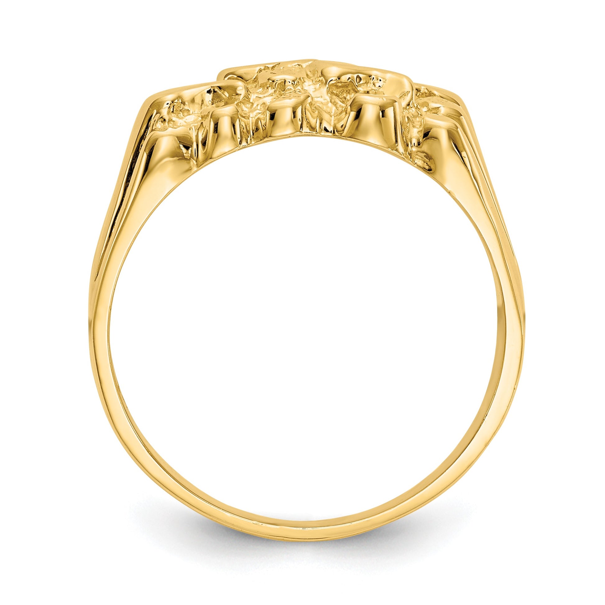 14k Size 7 Nugget Ring