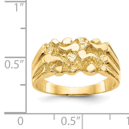 14k Size 7 Nugget Ring