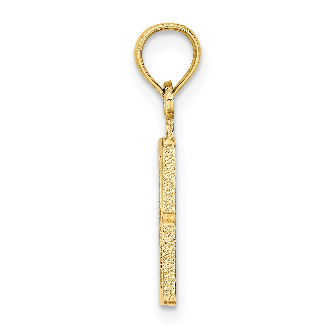 14k Polished Number 8 Pendant