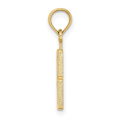 14k Polished Number 8 Pendant