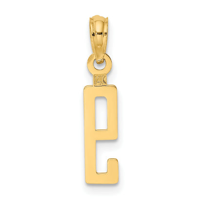 14k Polished Number 9 Pendant