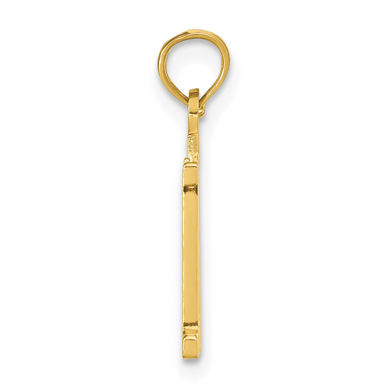 14k Polished Number 11 Pendant