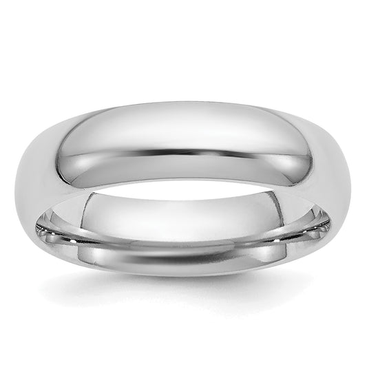 Platinum 5mm Comfort-Fit Wedding Band Size 5.5