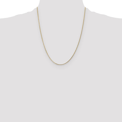 14k 1.3mm Curb Pendant Chain