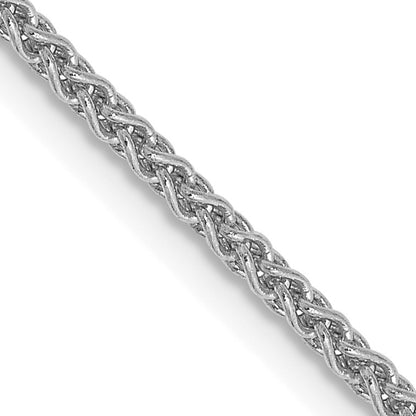 14K White Gold 26 inch 1.7mm Spiga with Lobster Clasp Chain