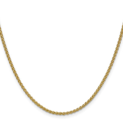 14K 16 inch 2.1mm Spiga with Lobster Clasp Chain