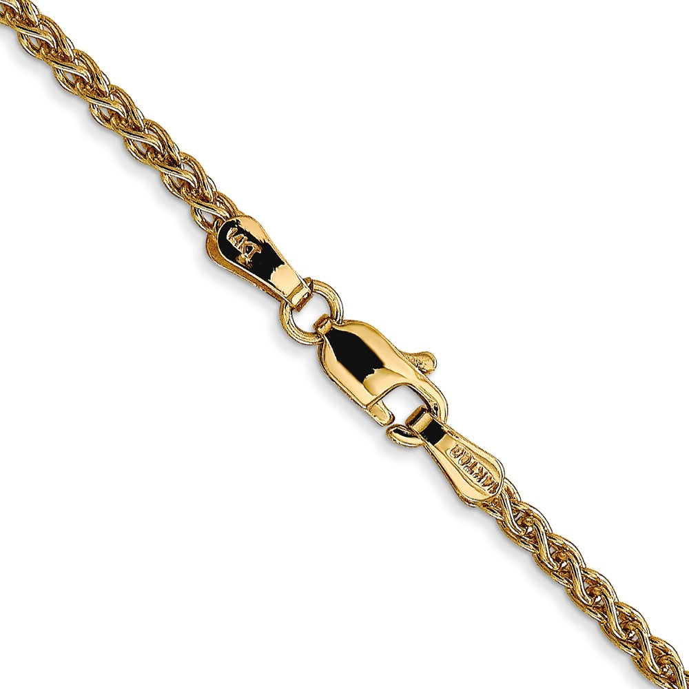 14K 16 inch 2.1mm Spiga with Lobster Clasp Chain