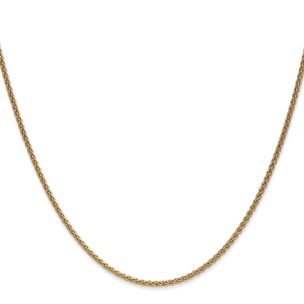 14K 18 inch 1.7mm Spiga with Lobster Clasp Chain