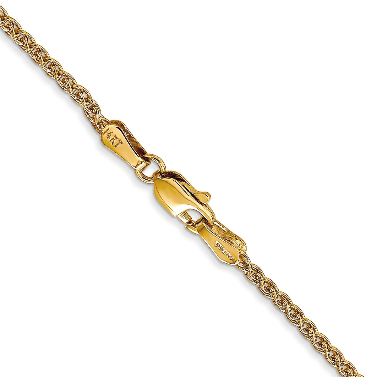 14K 22 inch 1.7mm Spiga with Lobster Clasp Chain