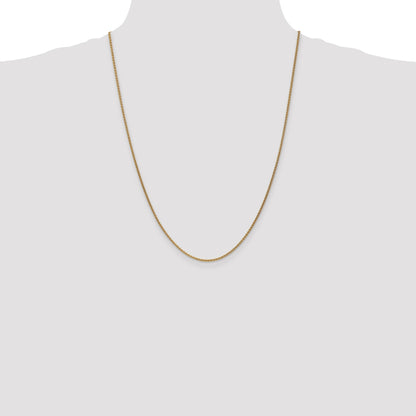 14K 24 inch 1.7mm Spiga with Lobster Clasp Chain
