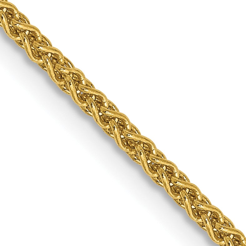 14K 16 inch 1.7mm Spiga with Lobster Clasp Chain