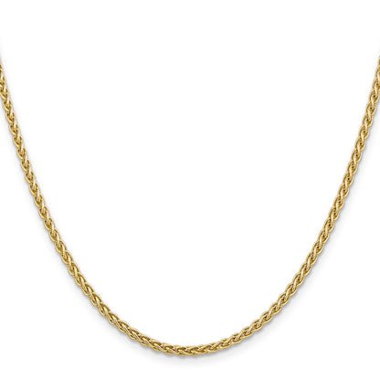 14K 18 inch 2.8mm Spiga with Lobster Clasp Chain