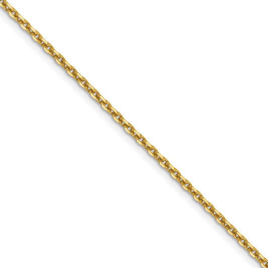 14k 1.65mm D/C Cable Chain (100 inch Spool)