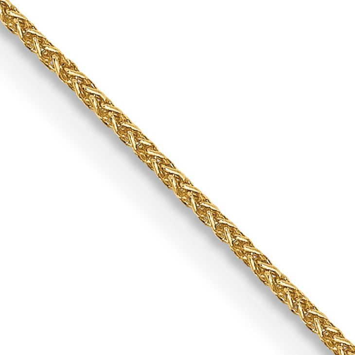 14K 24 inch .85mm Spiga with Lobster Clasp Chain