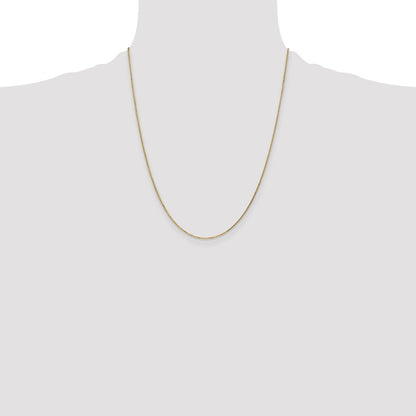 14K 22 inch .95mm Diamond-cut Cable with Lobster Clasp Chain