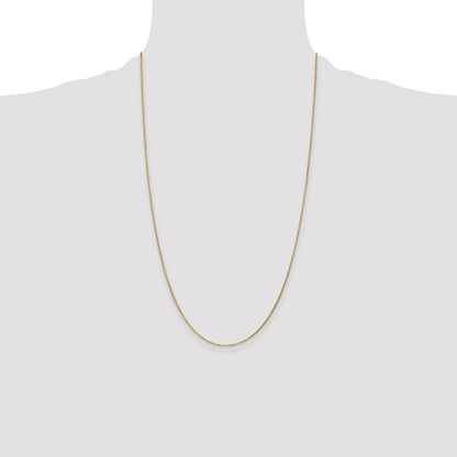 14K 26 inch .95mm Diamond-cut Cable with Lobster Clasp Chain
