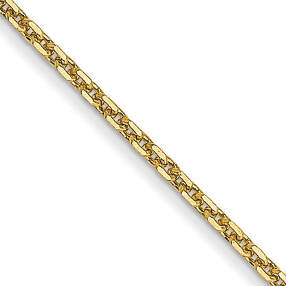 14K 22 inch .95mm Diamond-cut Cable with Lobster Clasp Chain