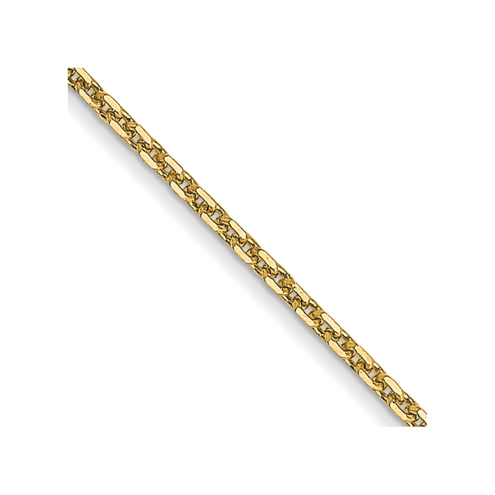 14K 18 inch .95mm Diamond-cut Cable with Lobster Clasp Chain