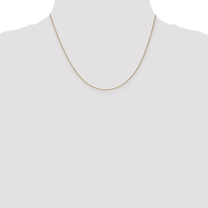 14K 18 inch .9mm Cable with Lobster Clasp Chain