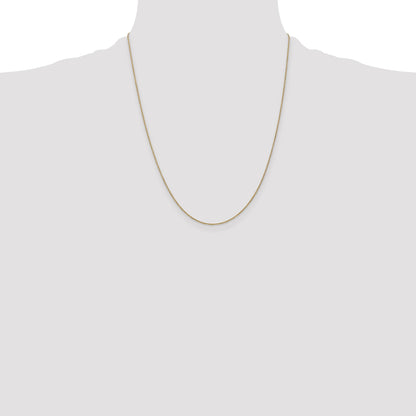 14K 22 inch .9mm Cable with Lobster Clasp Chain