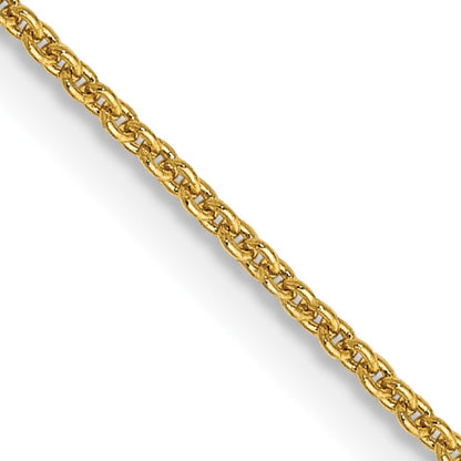 14K 14 inch .9mm Cable with Lobster Clasp Chain