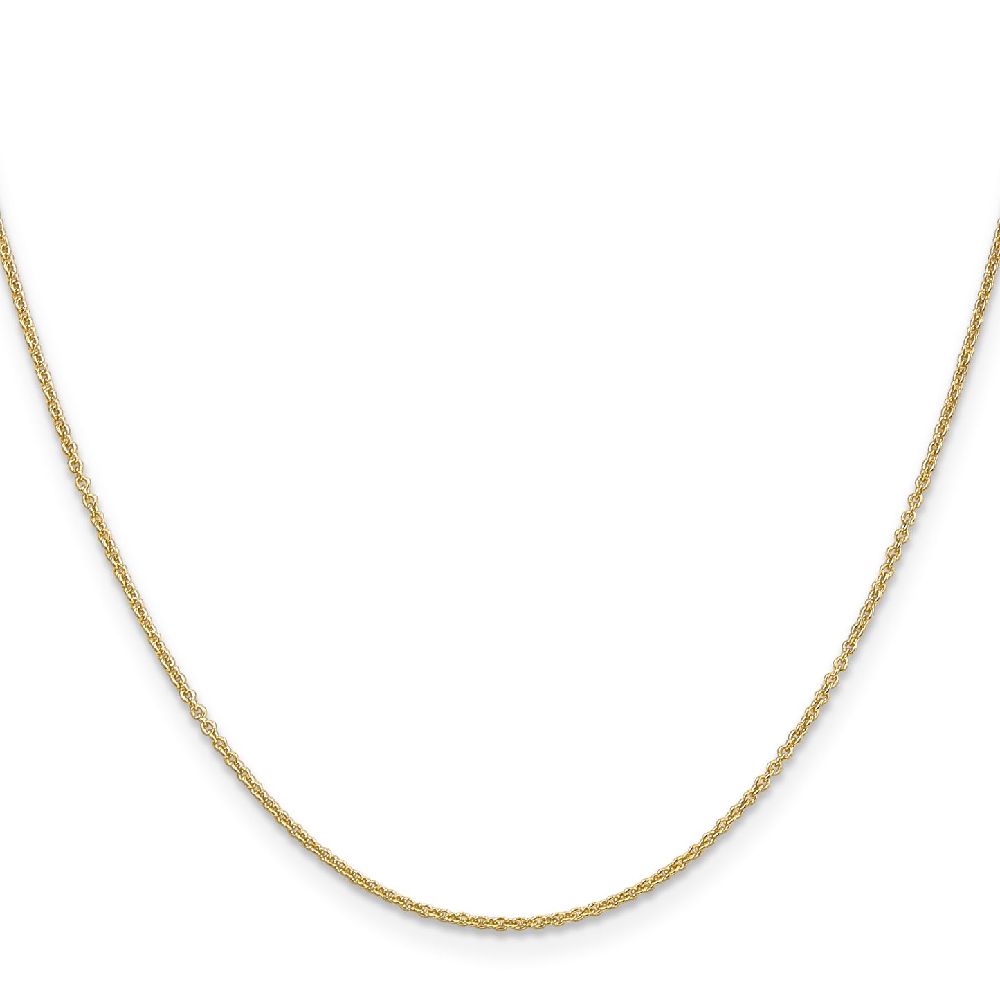 14K 18 inch 1.2mm Cable with Lobster Clasp Chain