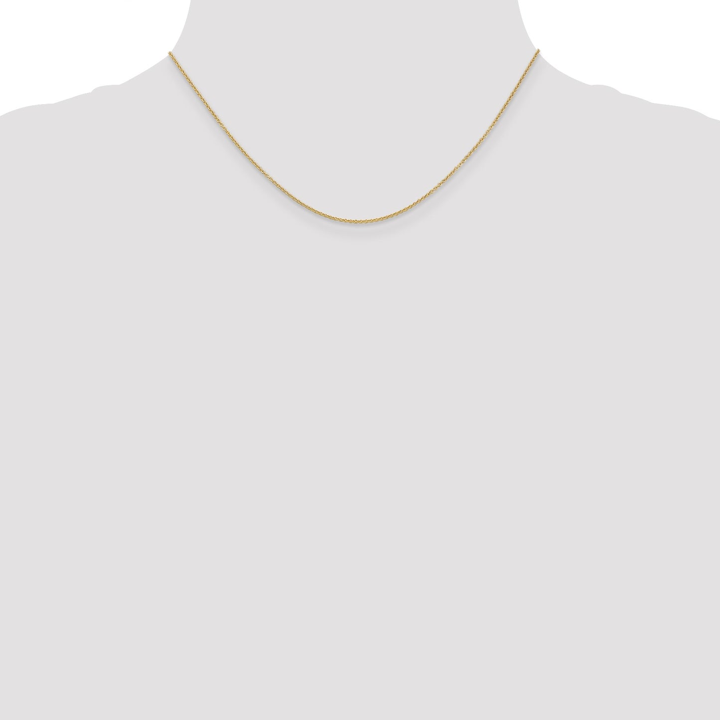 14K 16 inch 1.2mm Cable with Lobster Clasp Chain