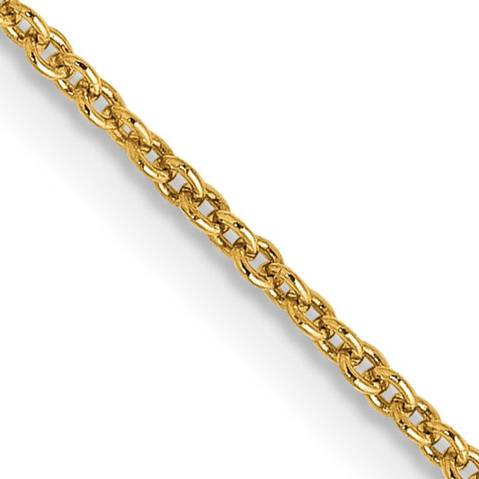 14K 16 inch 1.2mm Cable with Lobster Clasp Chain