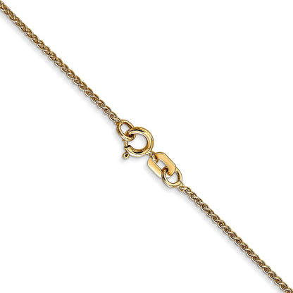 14K 20 inch 1.05mm Spiga with Spring Ring Clasp Chain