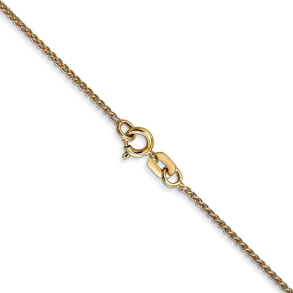 14K 16 inch 1.05mm Spiga with Spring Ring Clasp Chain