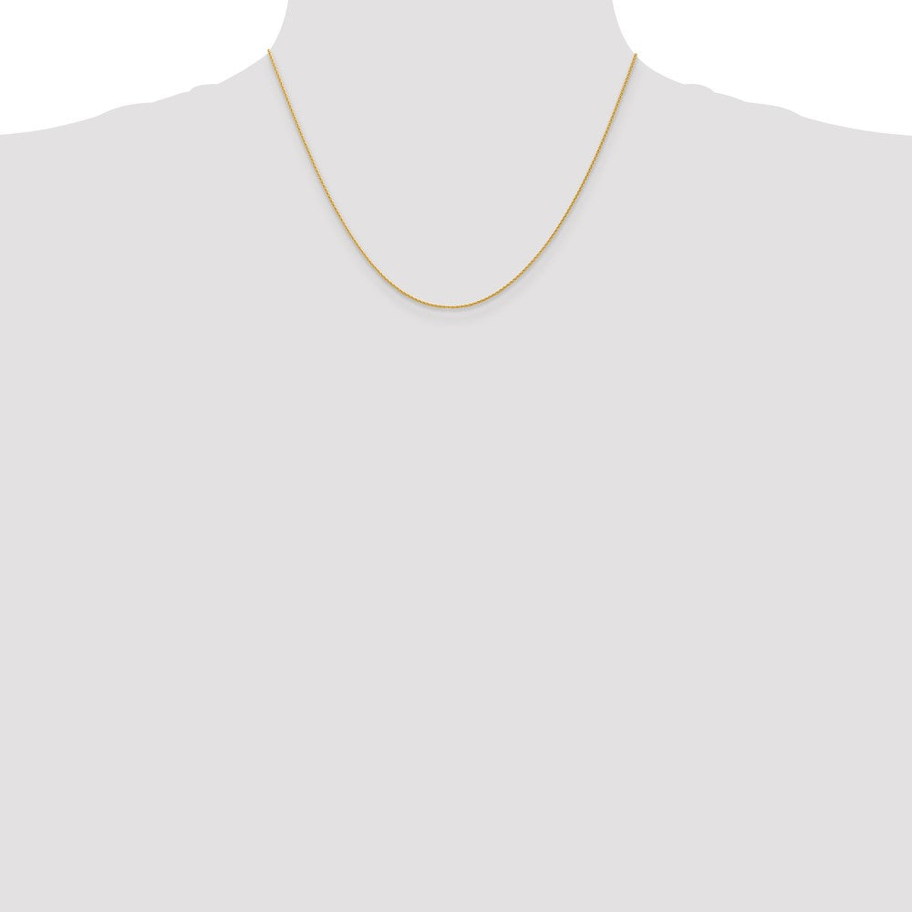 14k 18 inch 1mm Parisian Wheat with Lobster Clasp Chain