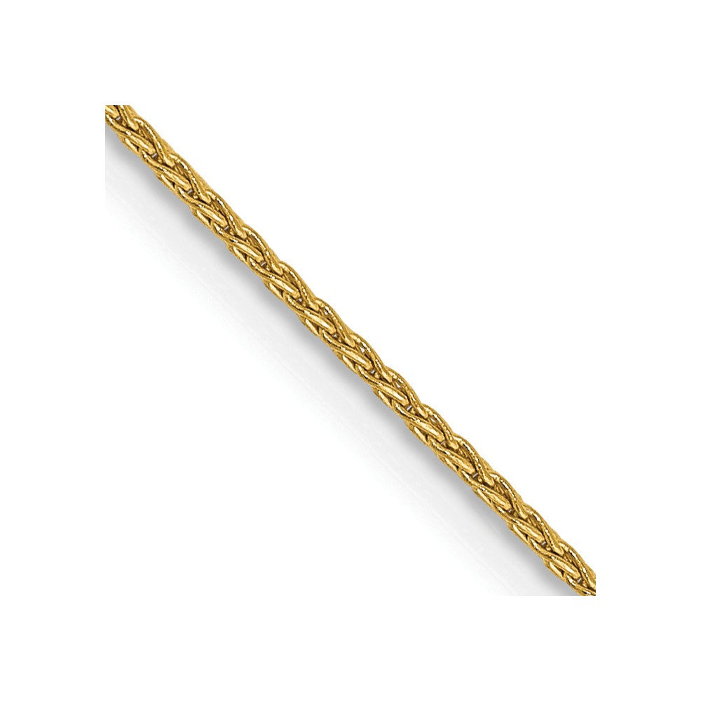 14k 16 inch 1mm Parisian Wheat with Lobster Clasp Chain