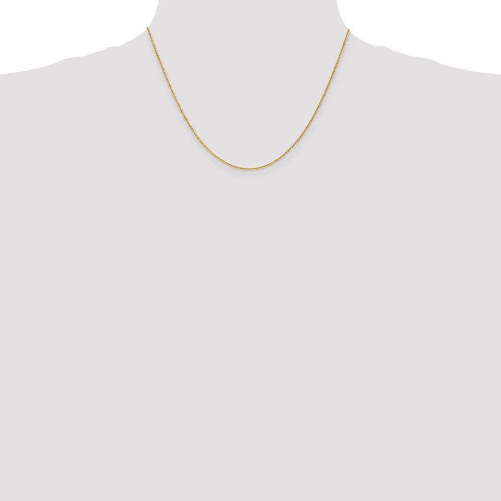 14k 18 inch 1.2mm Parisian Wheat with Lobster Clasp Chain