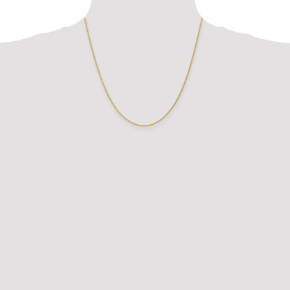 14k 20 inch 1.2mm Parisian Wheat with Lobster Clasp Chain