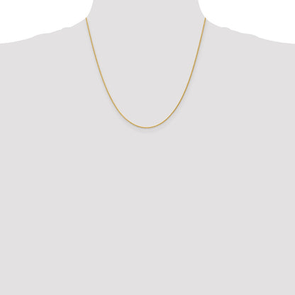 14k 20 inch 1.2mm Parisian Wheat with Lobster Clasp Chain