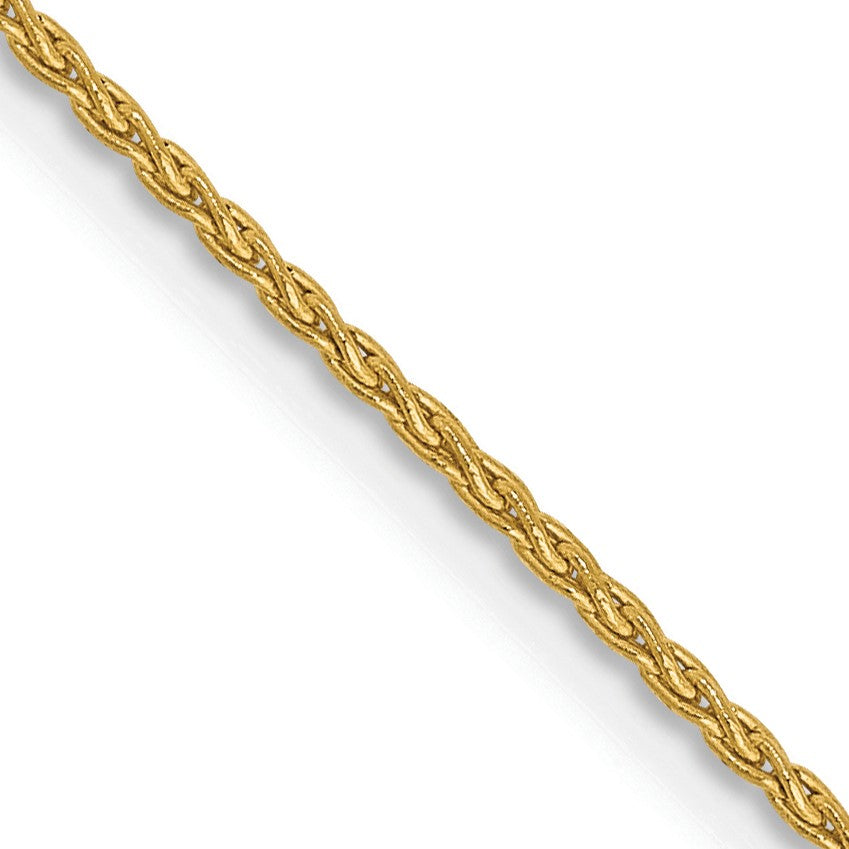 14k 16 inch 1.2mm Parisian Wheat with Lobster Clasp Chain